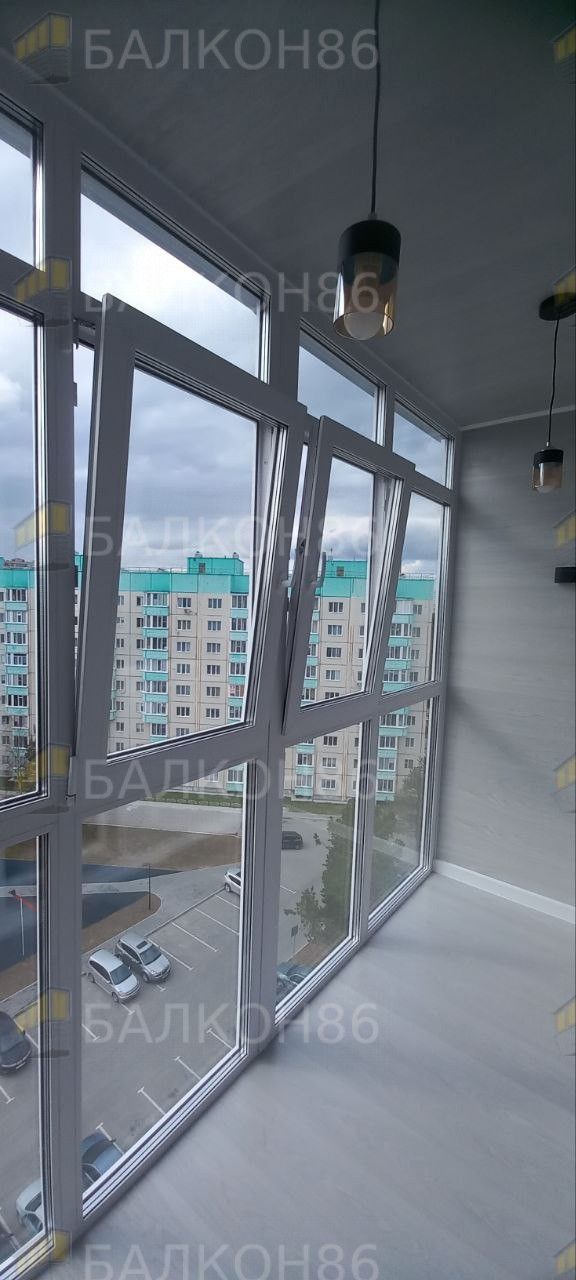 Отделка балкона в Сургуте