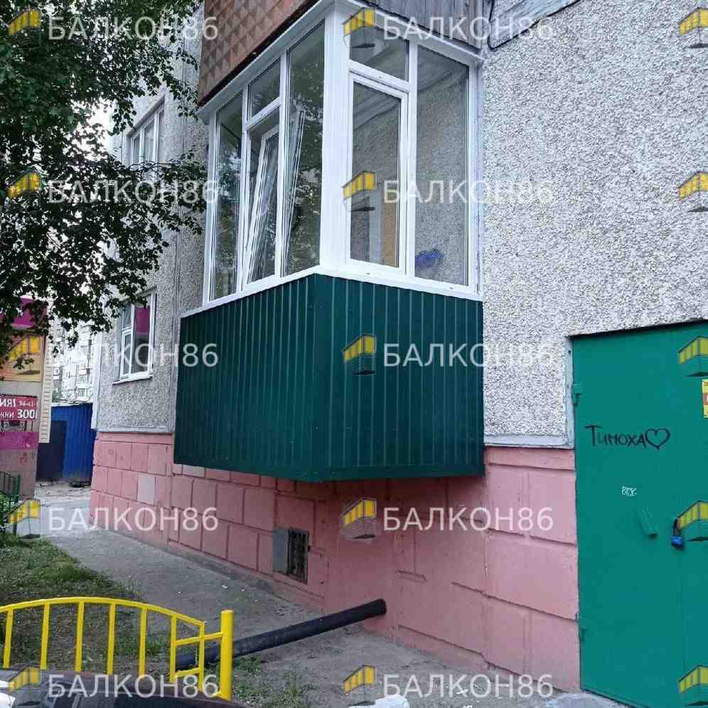 Отделка балкона в Сургуте